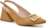 Nicole Miller Block Heel Slingback Pump