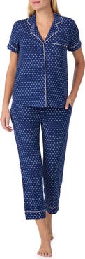 Kate Spade New York short sleeve crop pajamas