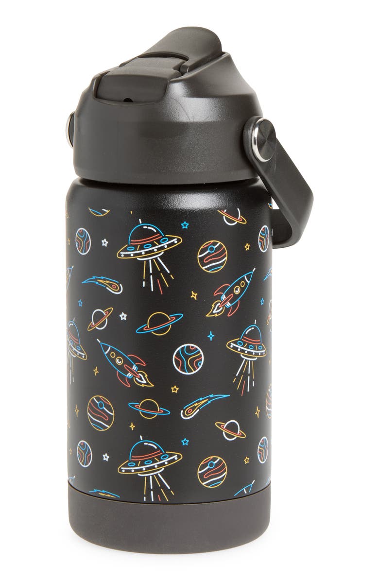 Mayim Kids' 12-Ounce H20 Active Water Bottle, Main, color, Black