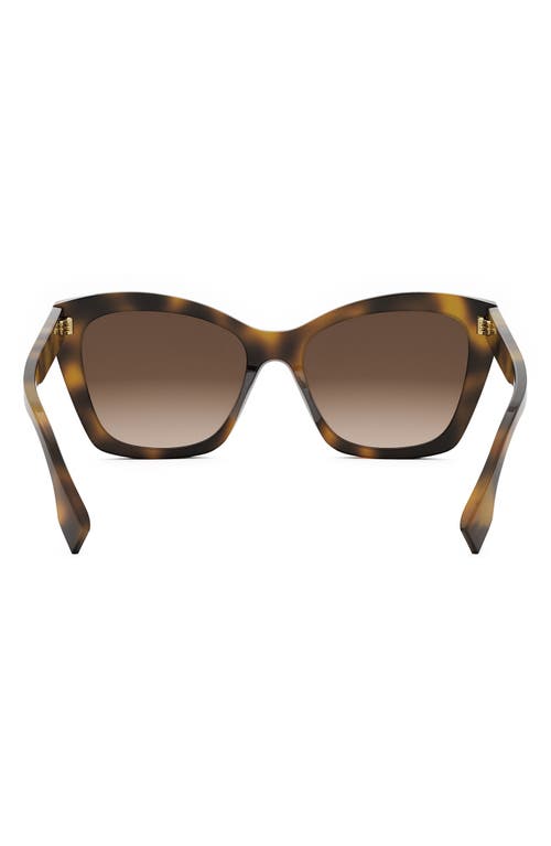 Fendi Eyewear Butterfly Frame Sunglasses In Multi