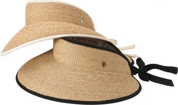 Helen Kaminski Mita Packable Raffia Visor | Nordstrom Helen Kaminski Mita Packable Raffia Visor | Nordstrom