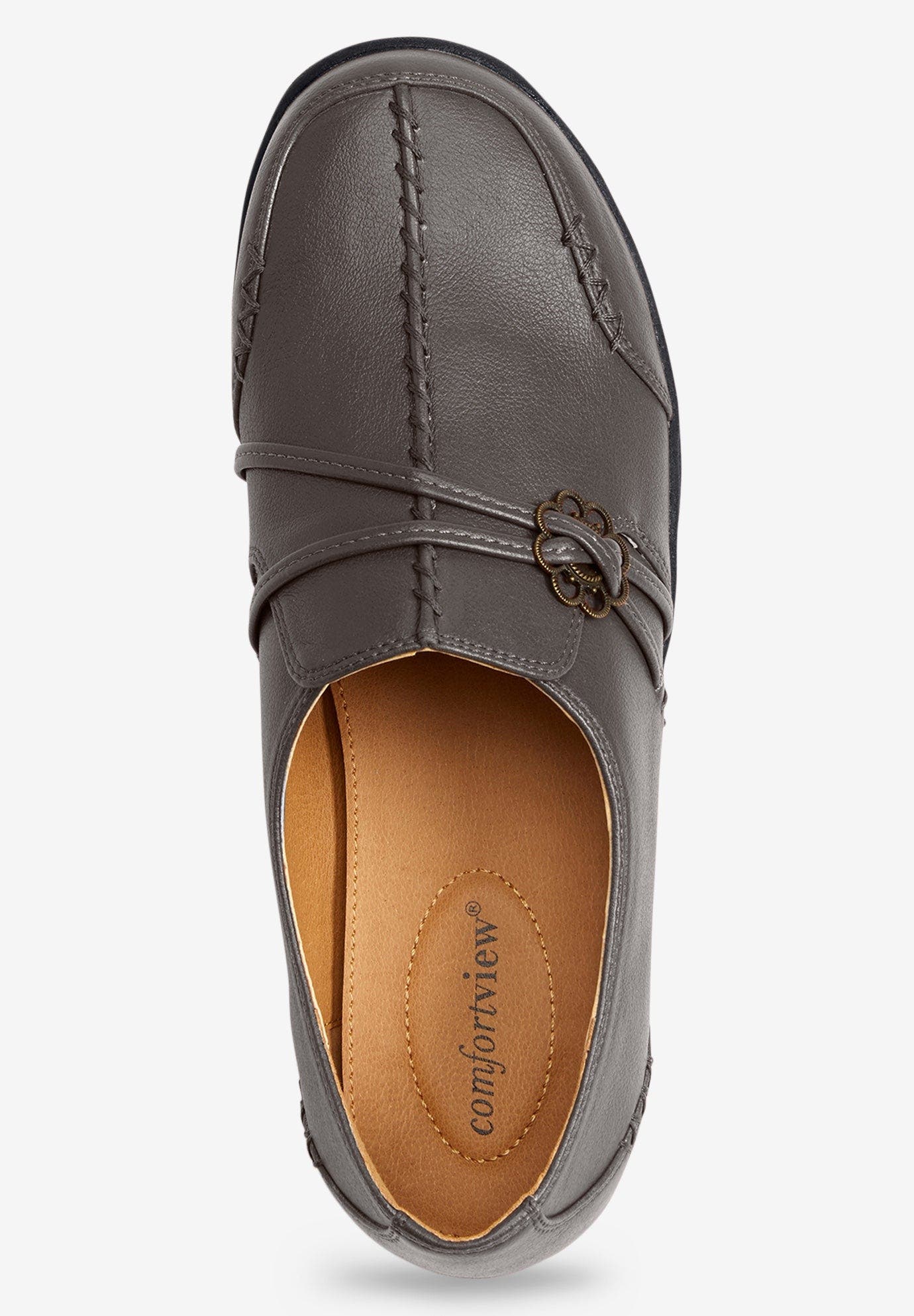 The Natalia Slip-On Flat, Alternate, color, GREY