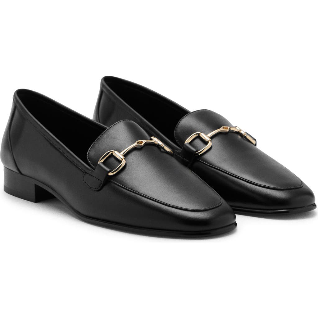 Mango Bit Loafer In Black