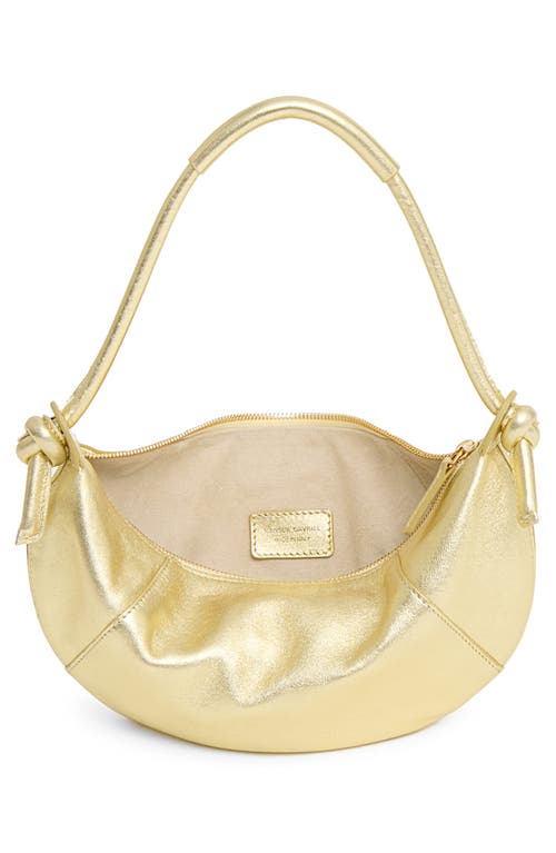 Mansur Gavriel Fortuna Metallic Leather Hobo Bag