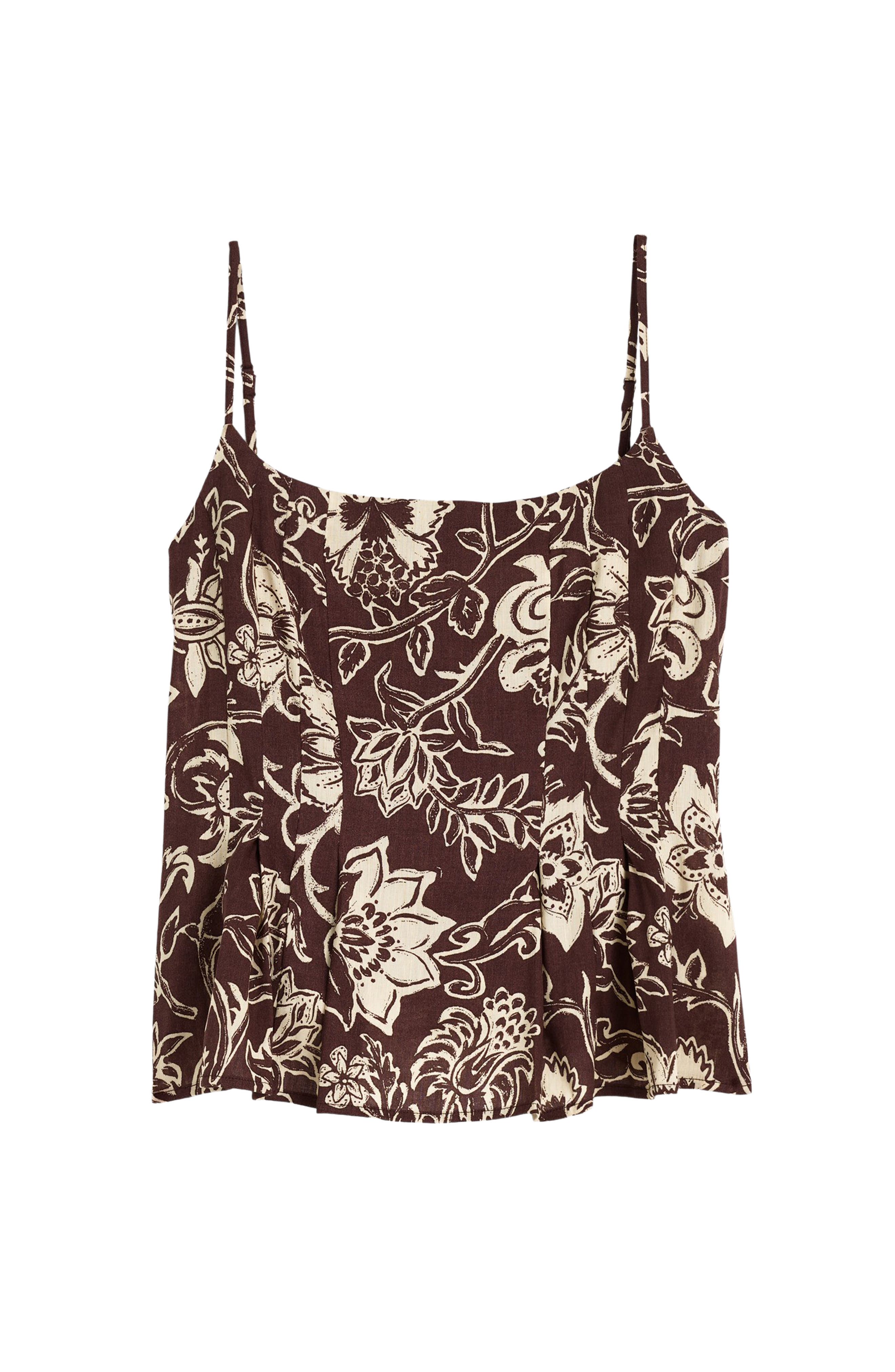 Madewell Darted Peplum Camisole (Women) | Nordstrom