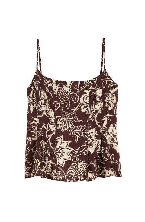 Darted Peplum Camisole