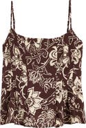 Madewell Darted Peplum Camisole