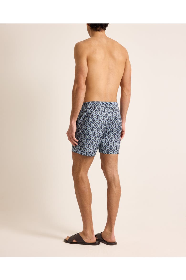 Bulldog Drawcord Mid-Length Classic Fit Drawcord Swim Shorts, Alternate, color, NIGHT IRIS