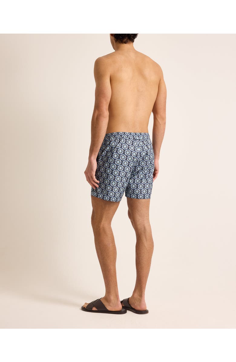 Orlebar Brown Bulldog Drawcord Mid-Length Classic Fit Drawcord Swim Shorts, Alternate, color, Night Iris