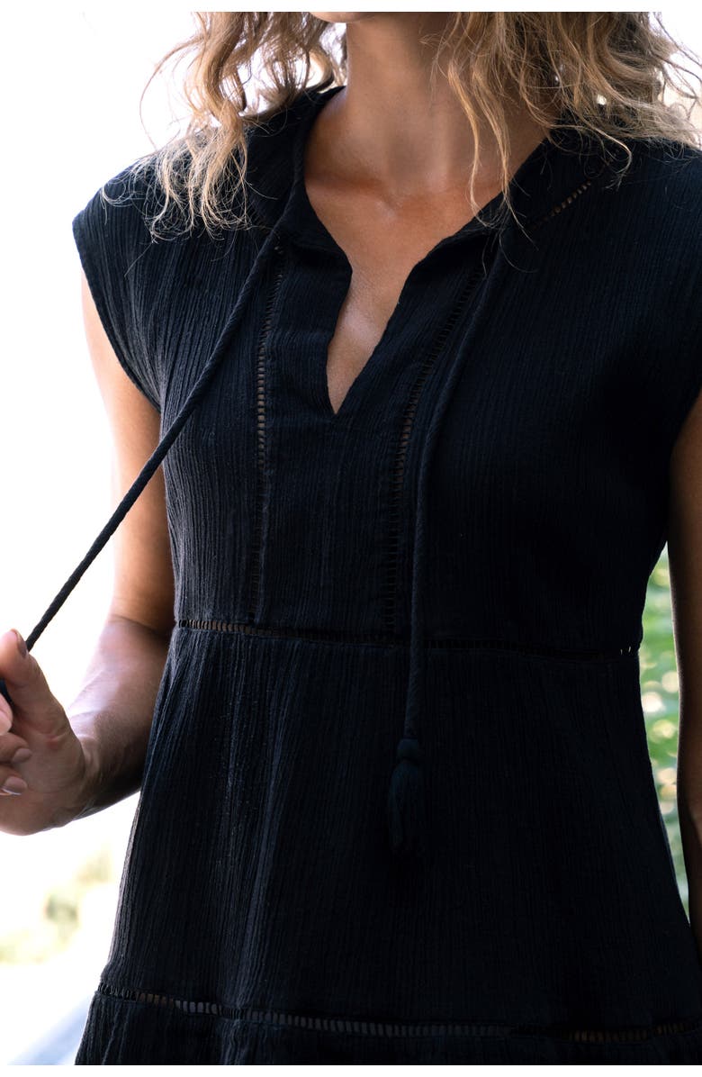 Change of Scenery Gari Dress, Alternate, color, Black