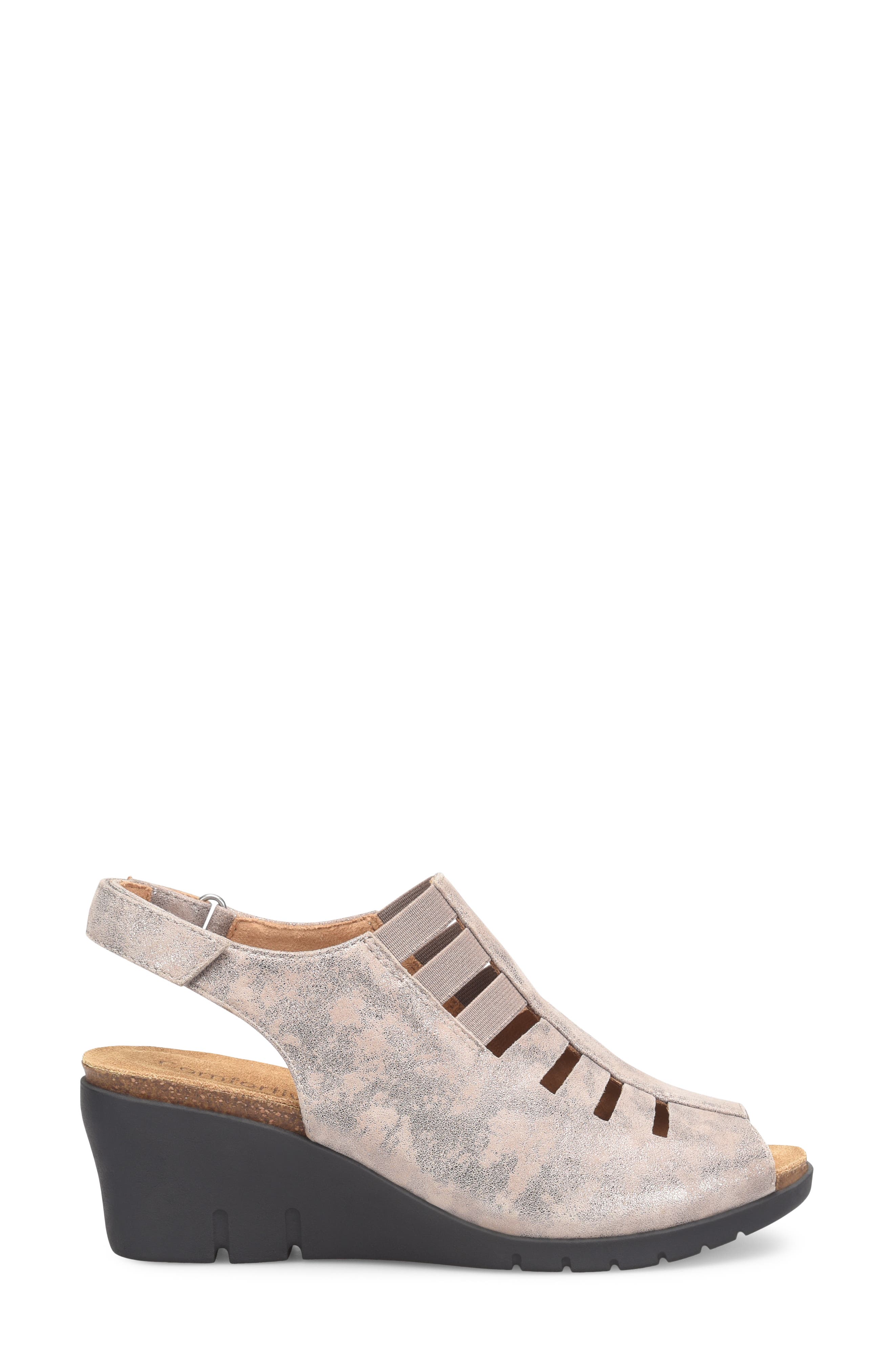 Alana Slingback Wedge Sandal - Wide Width Available, Alternate, color, SMOKE