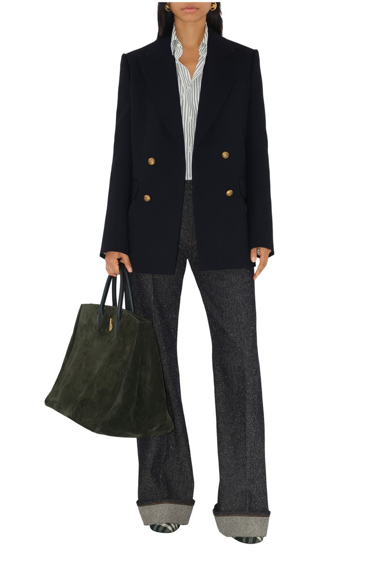 Burberry Wool Tailored Jacket, Main, color, 