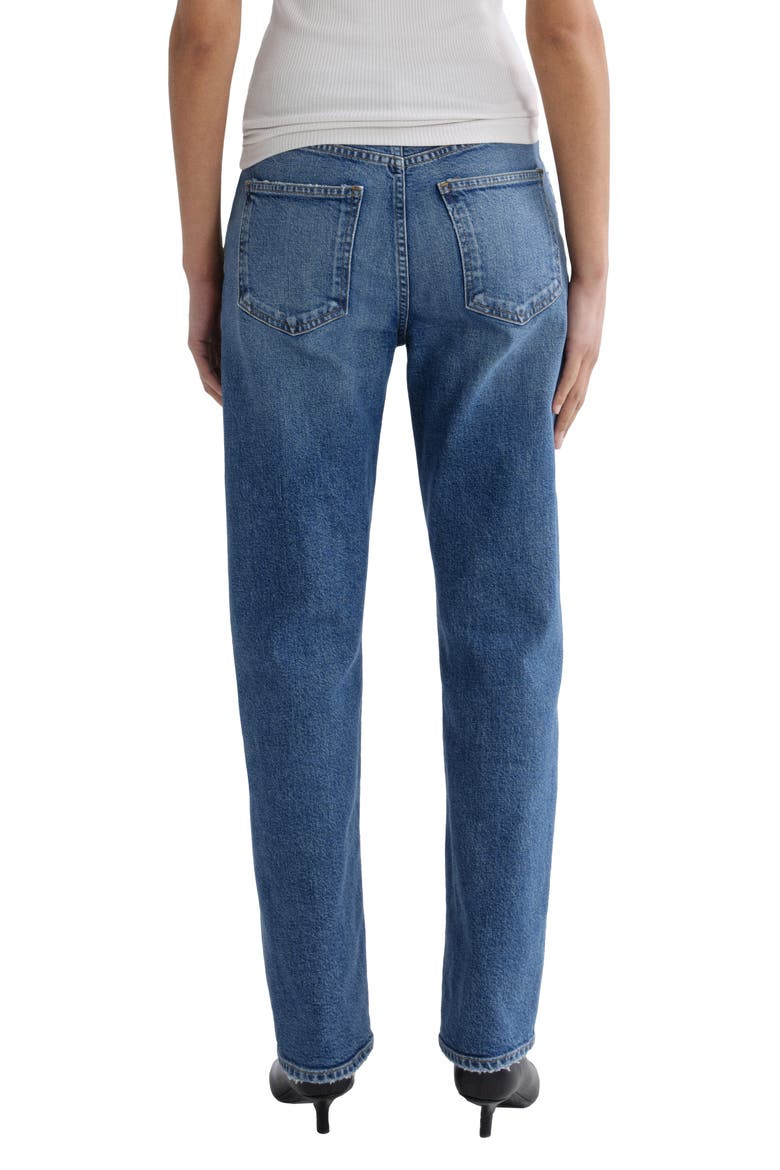 Lana High Waist Straight Leg Jeans, Alternate, color, WAIVE MD VINT IND