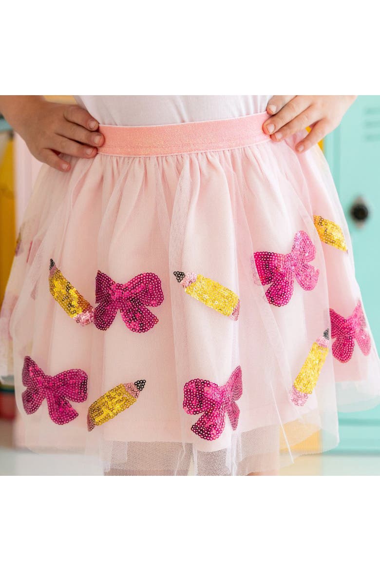 Back to School Cutie Sequin Tutu, Alternate, color, Soft Pink