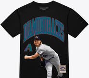 Mitchell & Ness Men's Mitchell & Ness Randy Johnson Black Arizona Diamondbacks Photo Arch Player Graphic T-Shirt