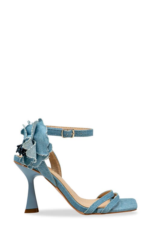 Chase & Chloe Chase And Chloe Iridessa Fray Rosette Sandal