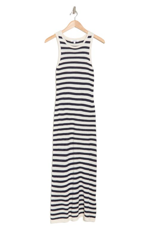 Zoe And Claire Stripe Sleeveless Knit Midi Dress