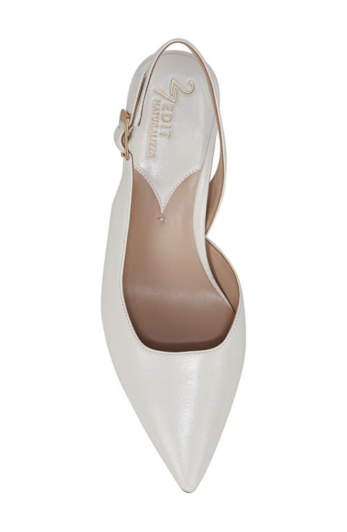 27 Edit Naturalizer Felicia Slingback Pointed Toe Pump In Warm White