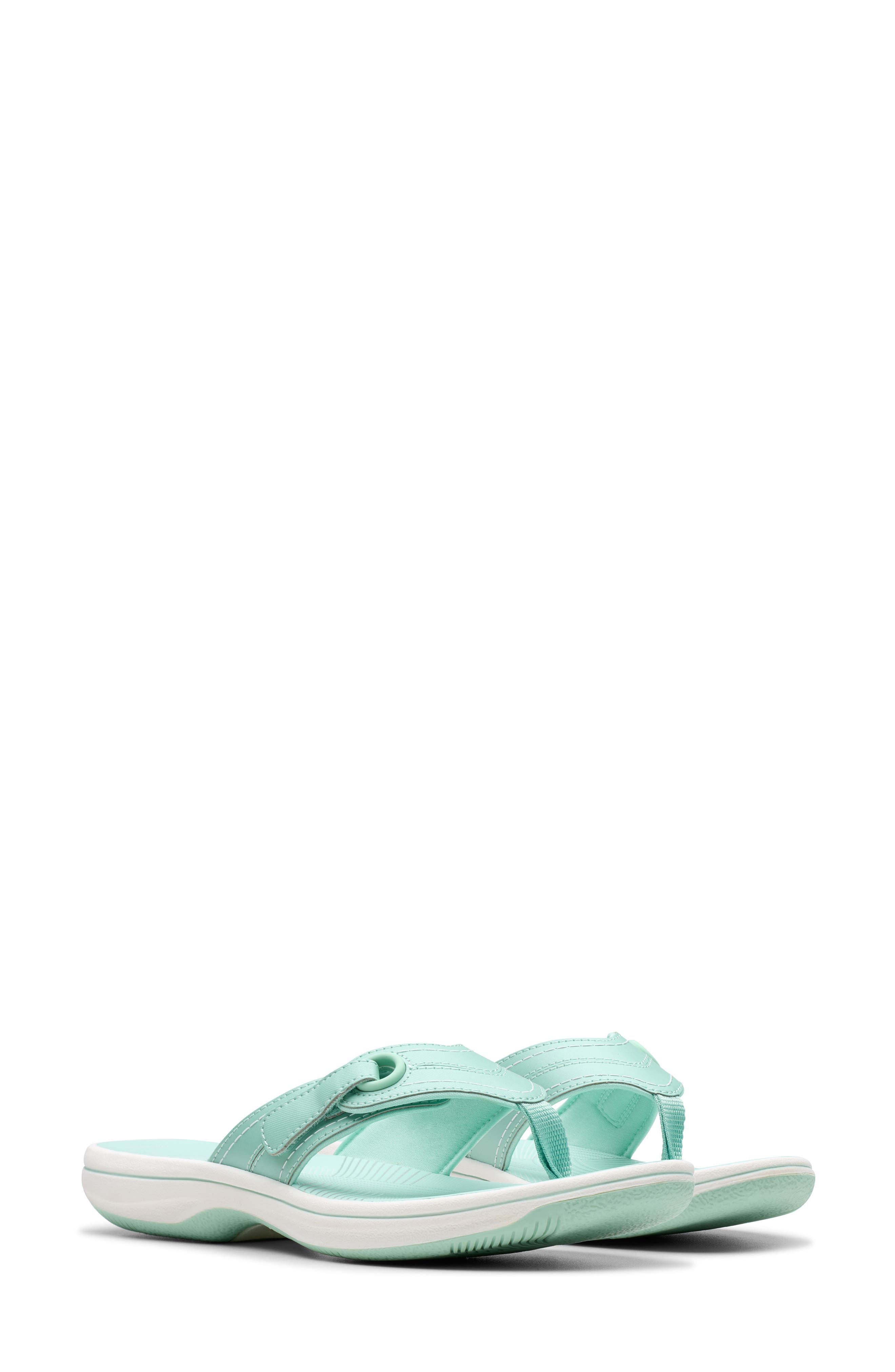 Breeze Reyna Flip Flop, Alternate, color, TURQUOISE