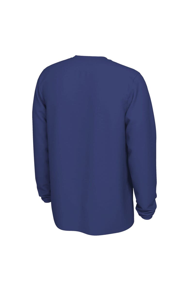 Nike Men's Nike Royal Golden State Warriors 2025/26 On-Court Flare Dri-FIT Practice Long Sleeve Tri-Blend T-Shirt, Alternate, color, Royal