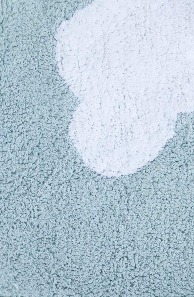 Lorena Canals Mini Dream Washable Cotton Blend Rug, Alternate, color, Light Blue White