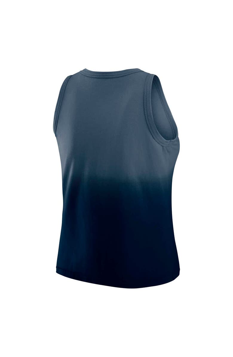 WEAR by Erin Andrews Women's WEAR by Erin Andrews x Gracie Hunt Navy Tennessee Titans Ombre Tank Top, Alternate, color, Navy