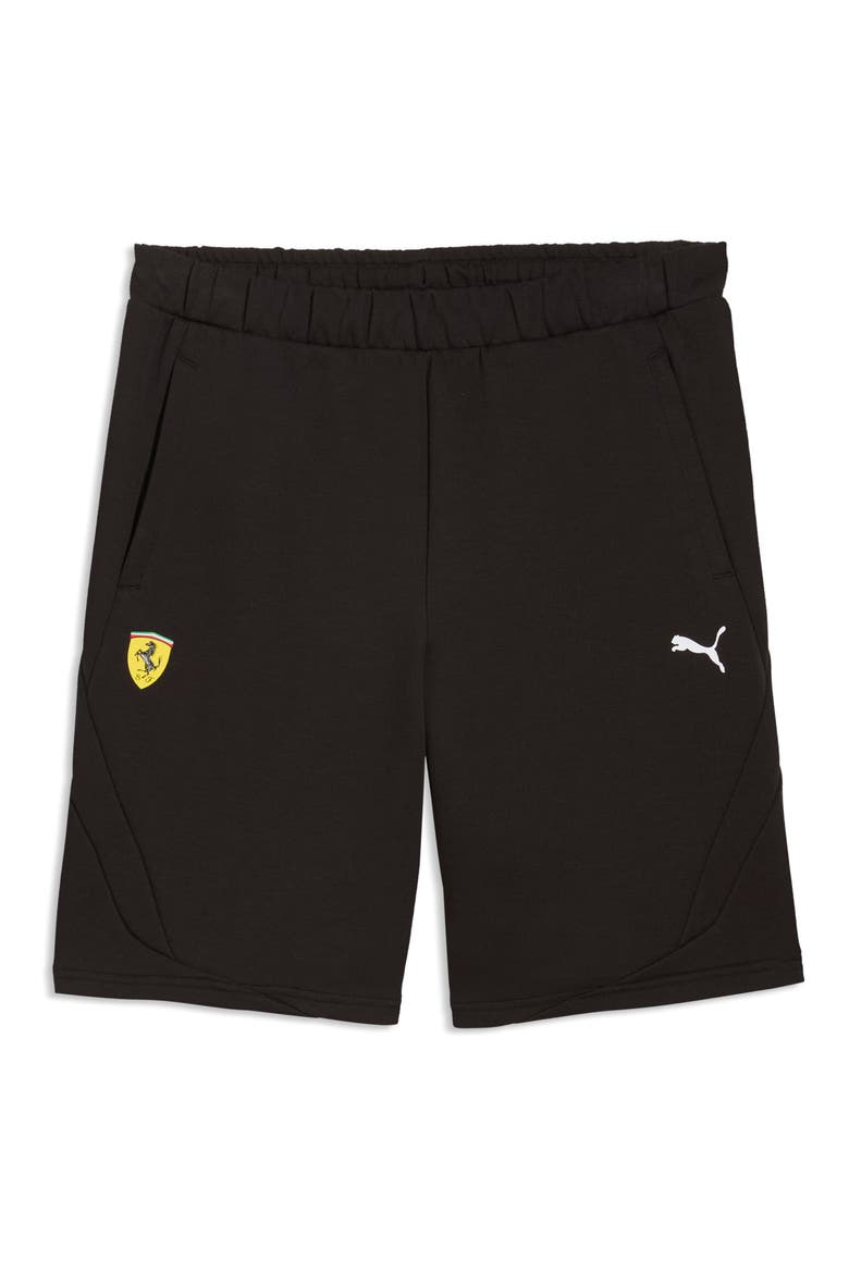 Scuderia Ferrari Motosport 1 Sweat Shorts, Main, color, PUMA BLACK