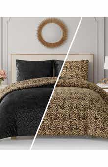 Juicy Couture Reversible Animal Print Comforter Set