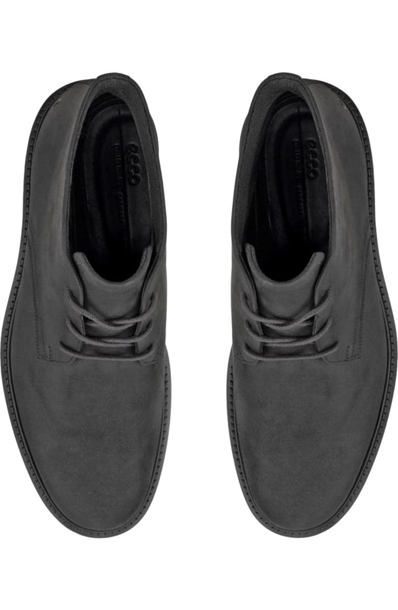 ECCO Metropole London Waterproof Suede Chukka Boot, Alternate, color, Black