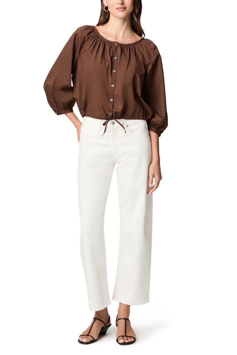 Rylann High Waist Straight Leg Jeans, Alternate, color, TONAL ECRU
