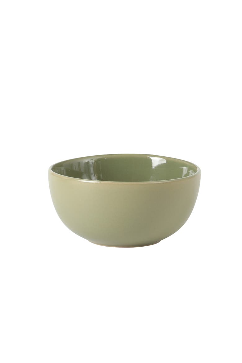 Rockaway 12 Piece Matte Two-Tone Stoneware Dinnerware Set, Service for 4, Alternate, color, Green