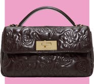 Ted Baker Lia Faux Leather Rose Quilted Crossbody Bag