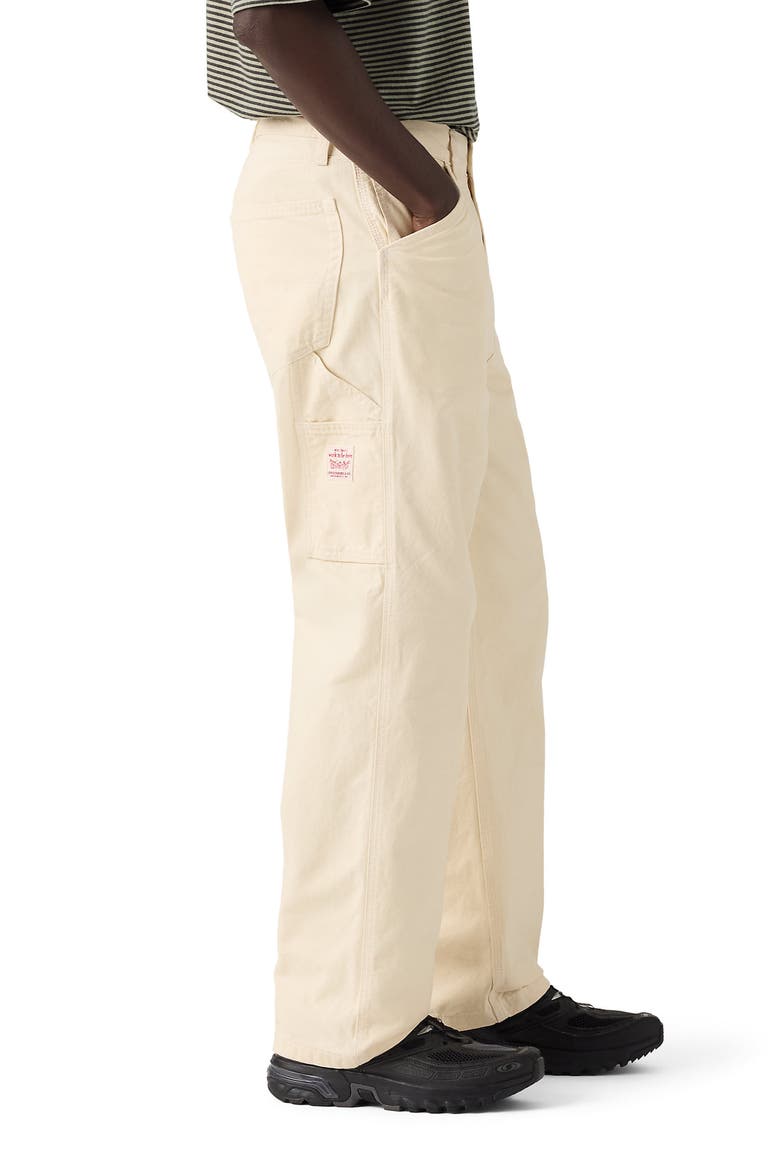 568™ Loose Straight Leg Carpenter Jeans, Alternate, color, UNDYED ECRU GREIGE