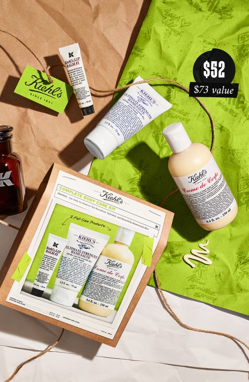 Kiehl's Since 1851 Complete Body Care Gift Set $73 Value In No Color