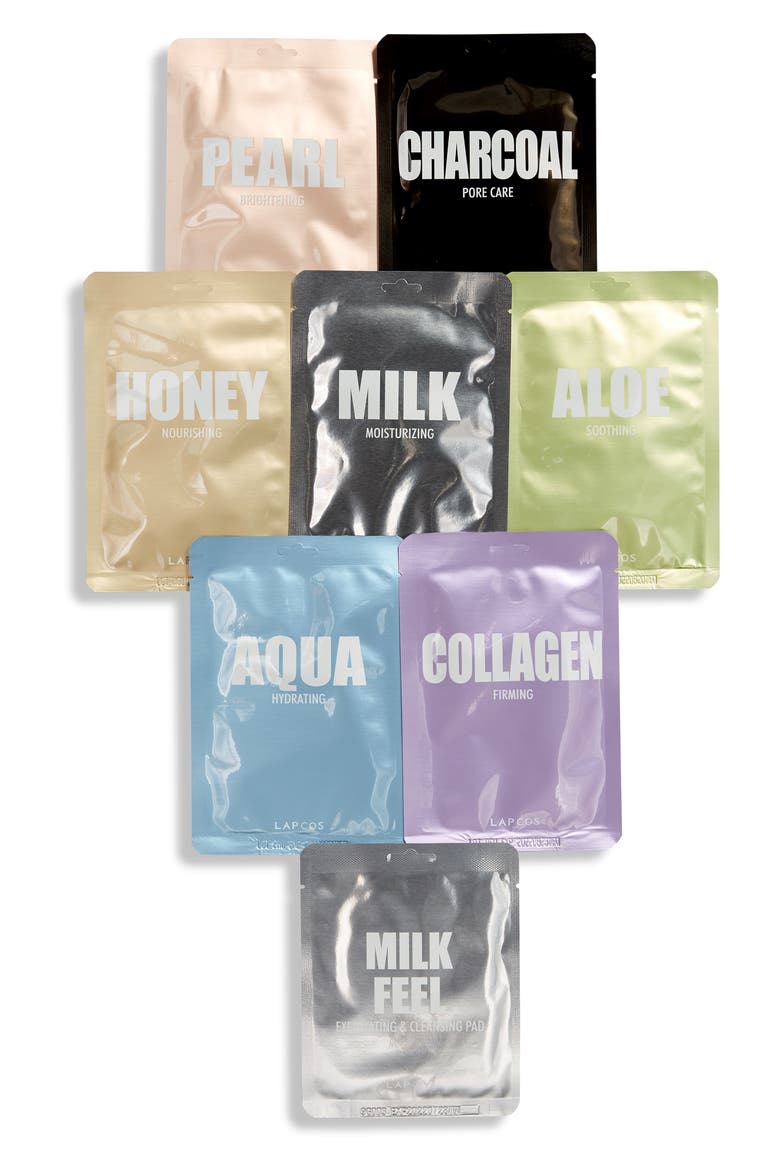 8-Pack Variety Face Sheet Mask, Main, color, NONE