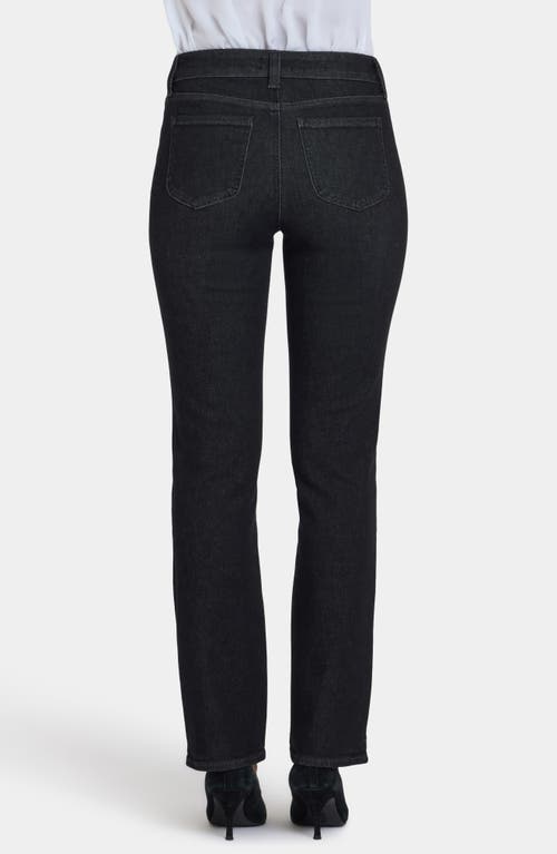 Nydj Marilyn Utility Straight Jeans In Black
