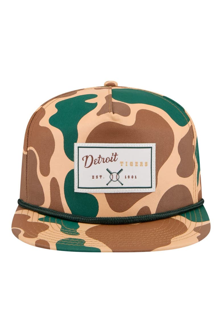 Men's New Era  Camo Detroit Tigers Duck 19TWENTY Adjustable Hat, Alternate, color, Camo