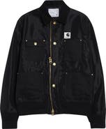 Sacai Carhartt WIP Nylon Twill & Duck Canvas Blouson Jacket
