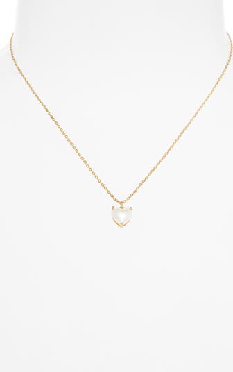 Kate Spade New York my love birthstone heart pendant