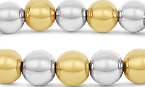 Shymi Two-tone Beaded Stretch Bracelet