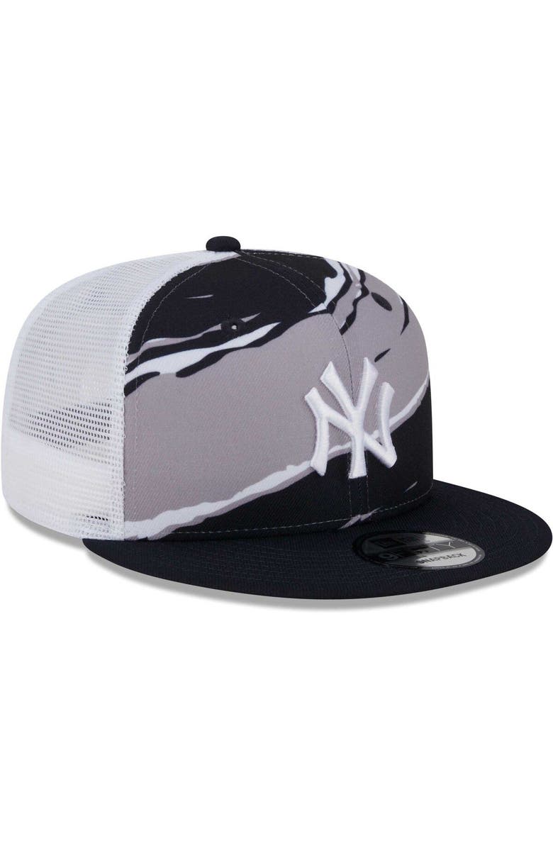 New Era Men's New Era Navy New York Yankees Tear Trucker 9FIFTY Snapback Hat, Alternate, color, Navy