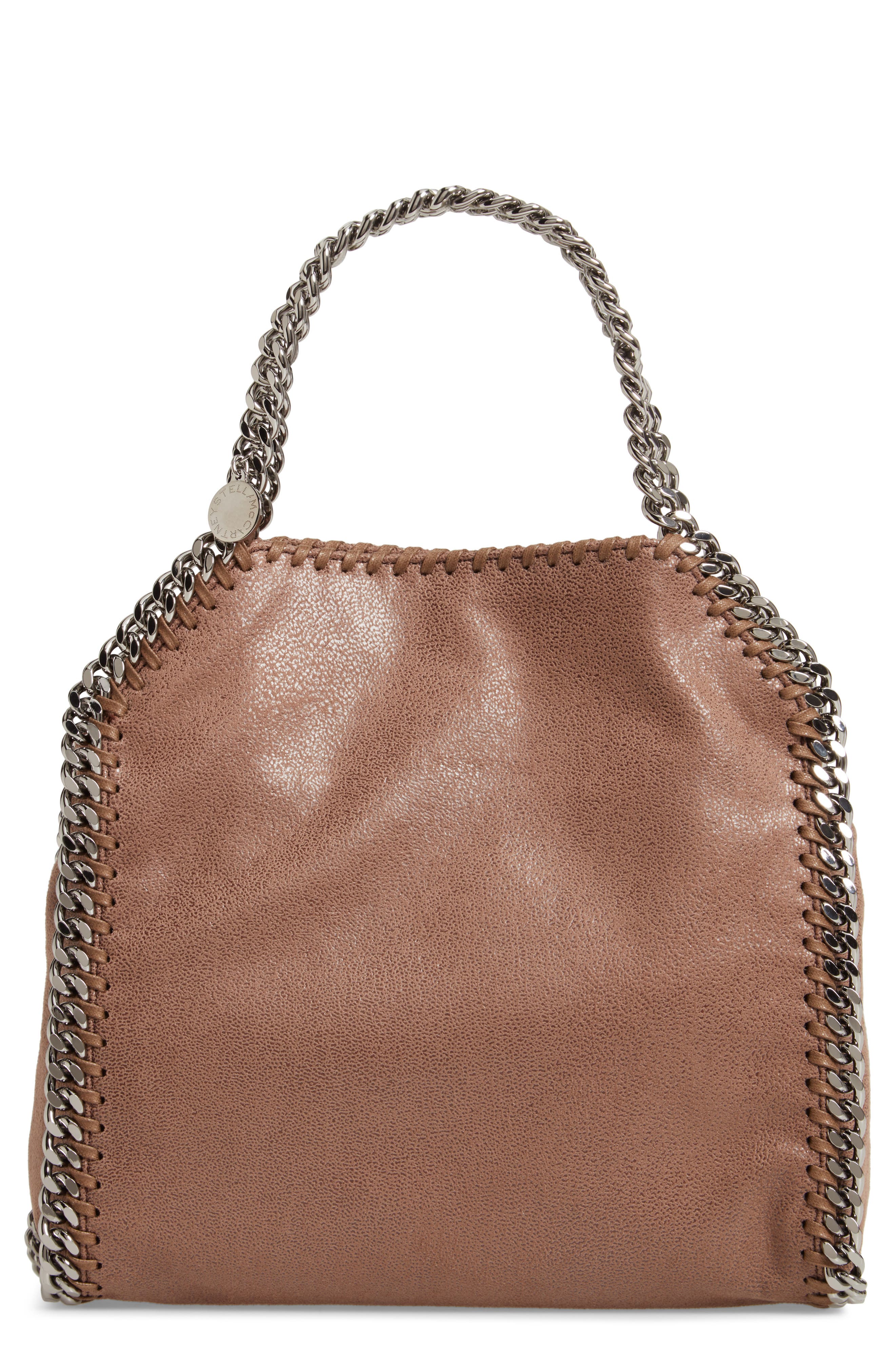 Stella McCartney Mini Falabella Faux Leather Tote, Main, color, 