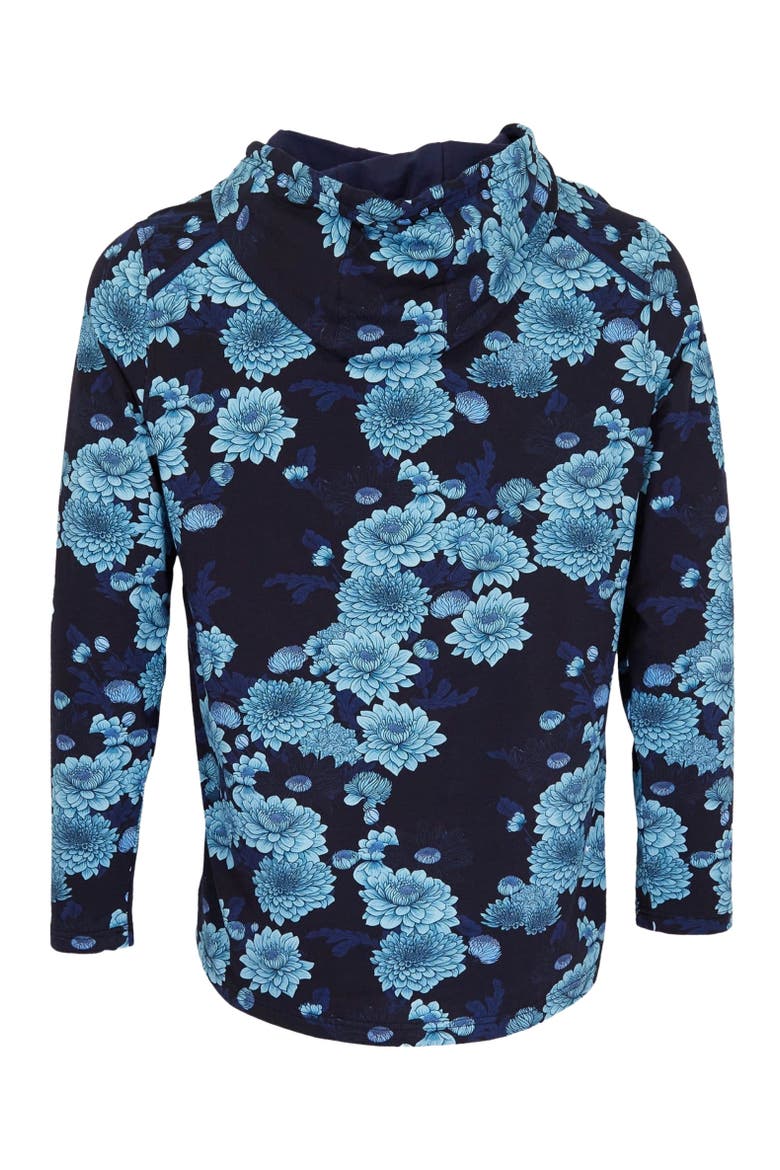 Horatio Jersey Lightweight Hoodie, Alternate, color, Serious Floral Navy