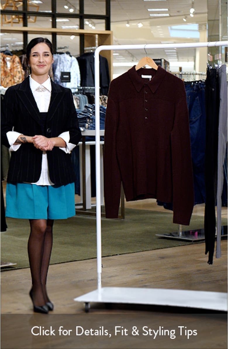 Block Polo Sweater, sales video thumbnail