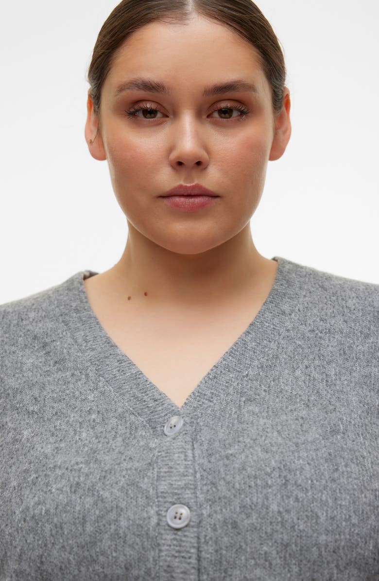 VERO MODA CURVE Blis V-Neck Cardigan, Alternate, color, 