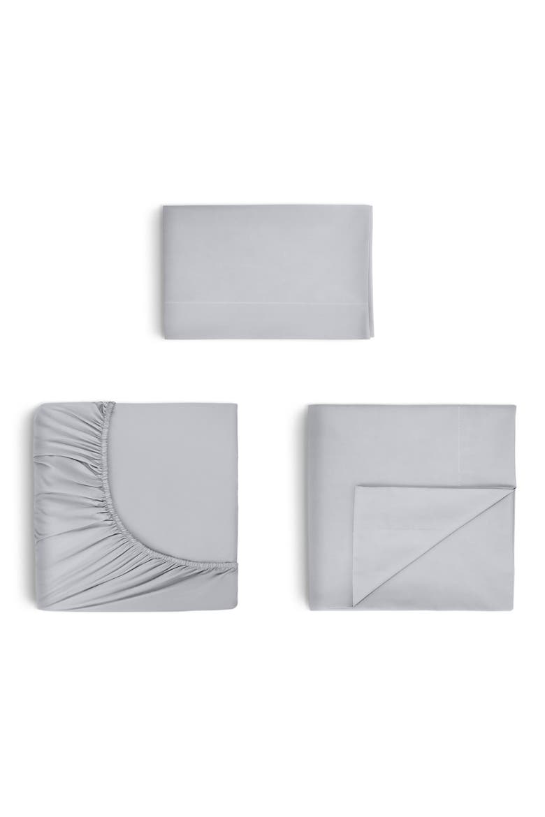Restore Cotton & Tencel® Lyocell Sateen Sheet Set, Alternate, color, GREY