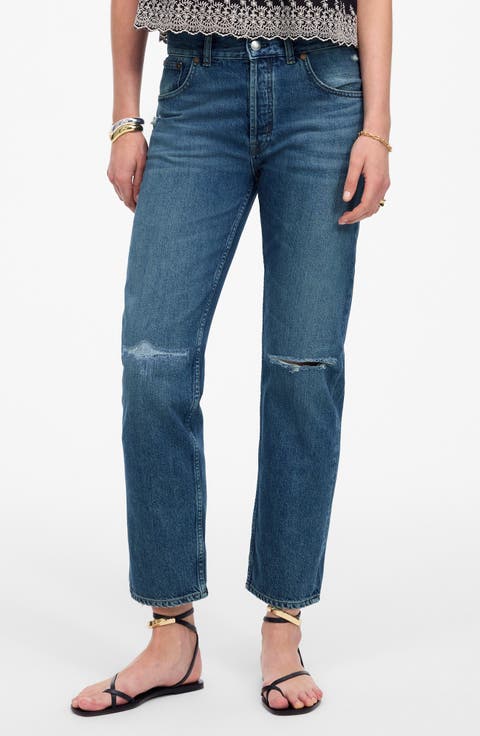 The Dean Easy Ankle Straight Leg Jeans (Labette)