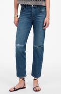 Madewell The Dean Easy Ankle Straight Leg Jeans