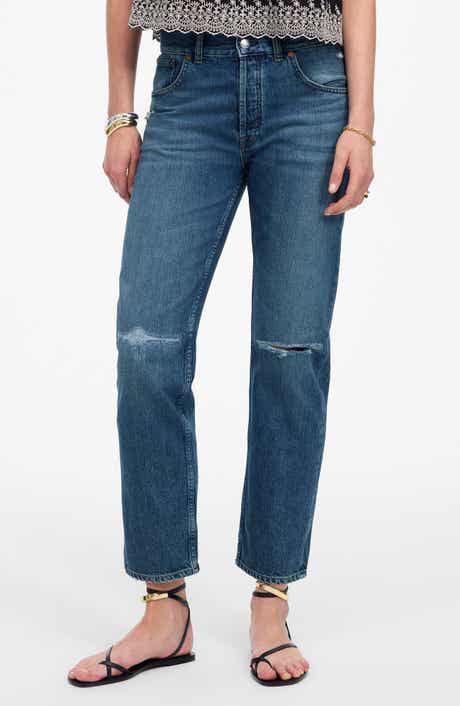 Madewell The Dean Easy Ankle Straight Leg Jeans