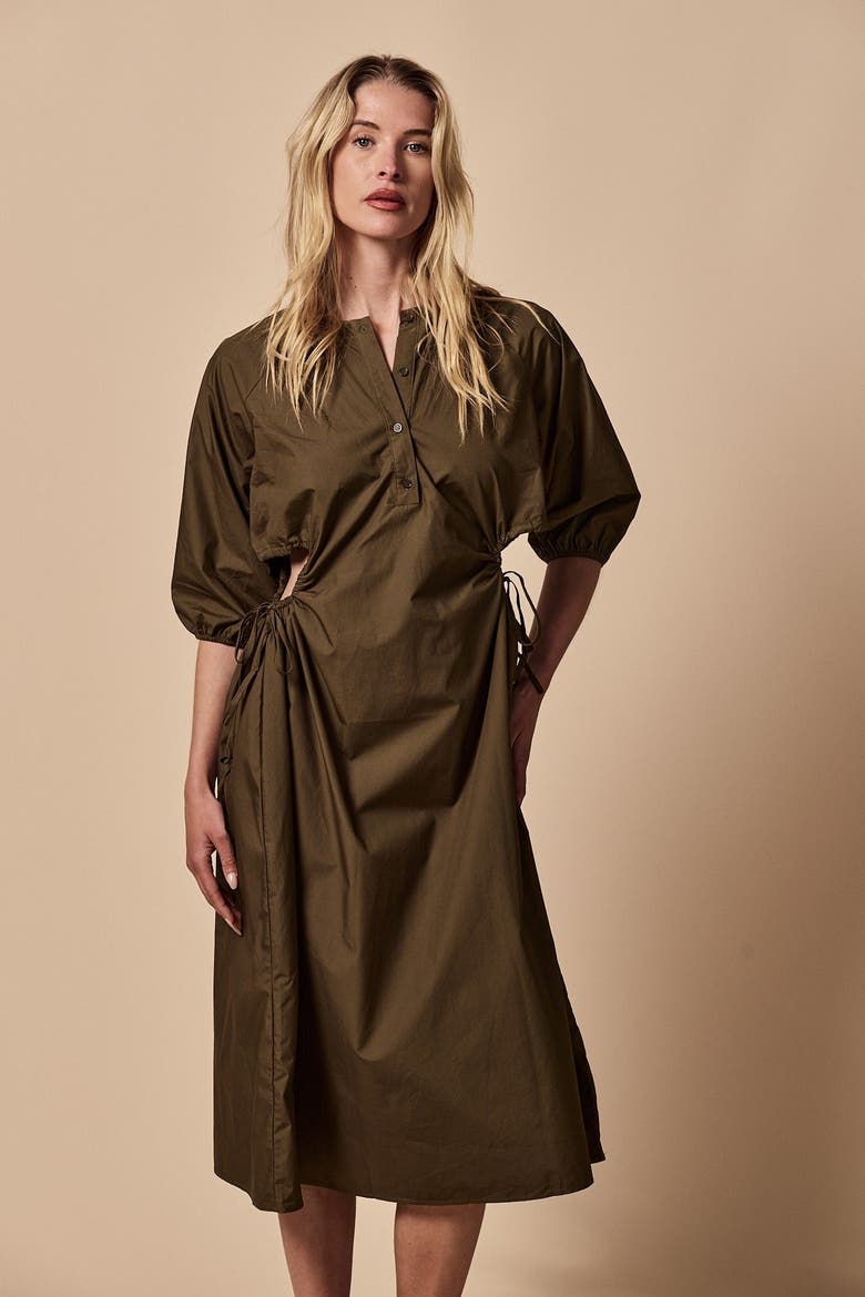 The Athena Dress, Alternate, color, Olive